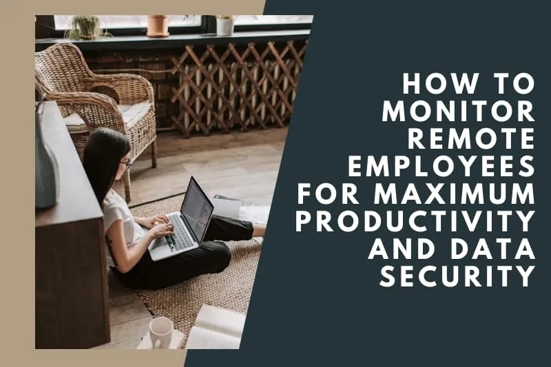 Remotely working woman