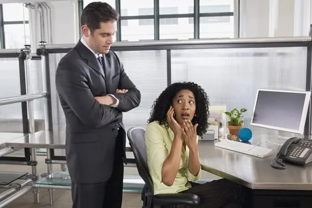 Business team discussing results at a meeting