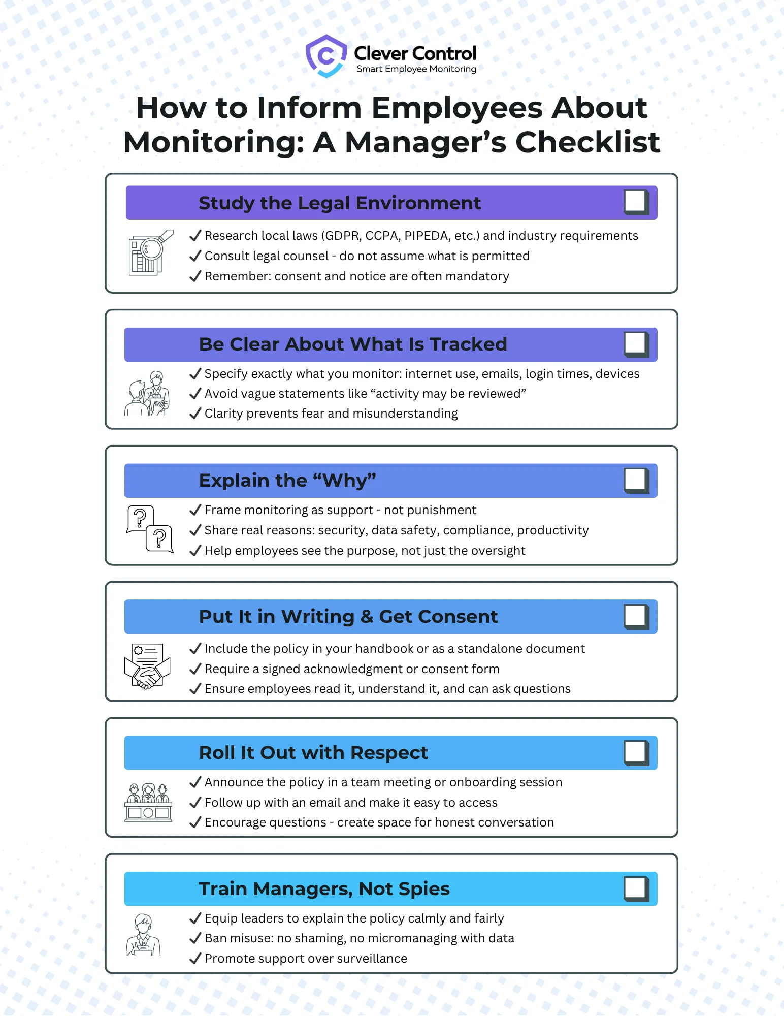 How to Inform Employees About Monitoring