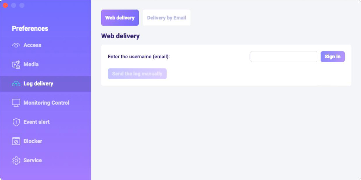 Web delivery