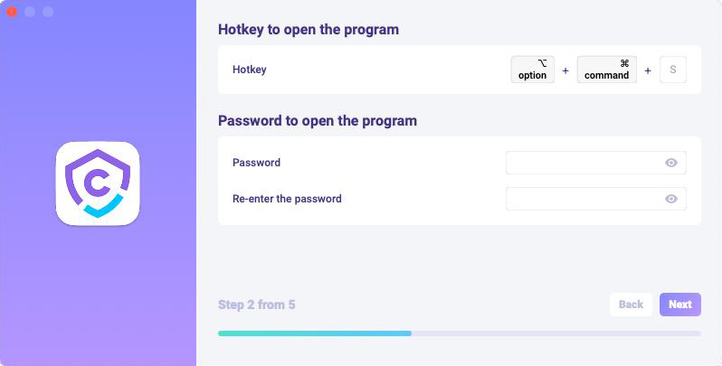 Enter password