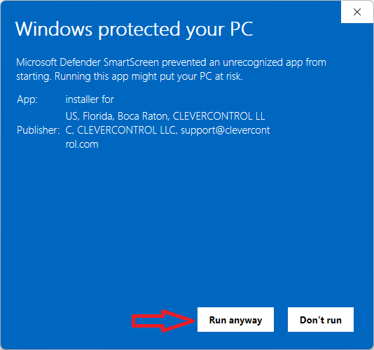 Windows protected your PC