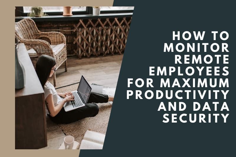 How to Monitor Remote Employees for Maximum Productivity and Data Security